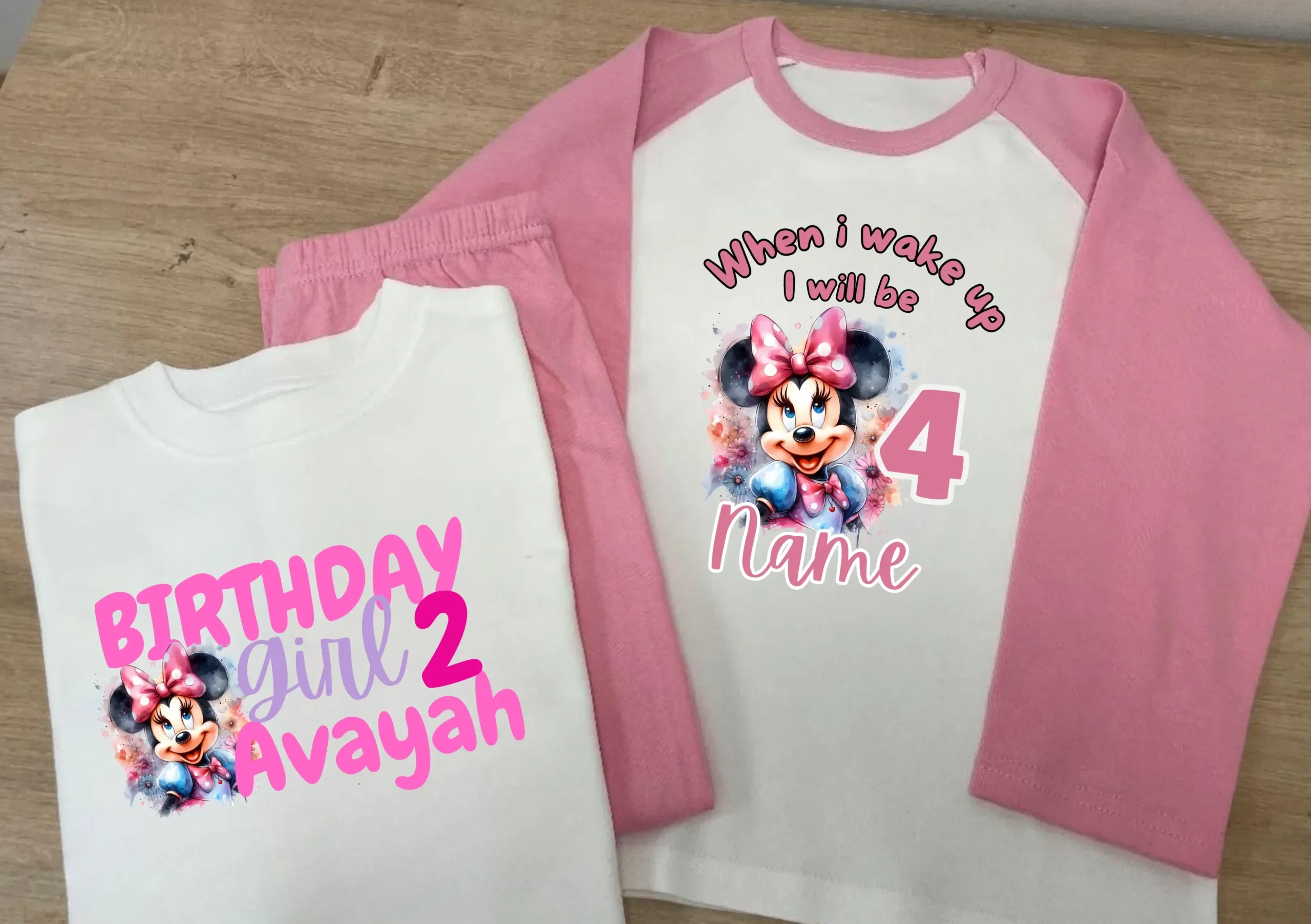 Birthday - Girl mouse inspired when i wake up / birthday T-Shirt
