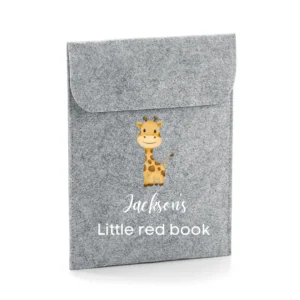 Personalised Little red book felt cover. Lots of designs to choose from.