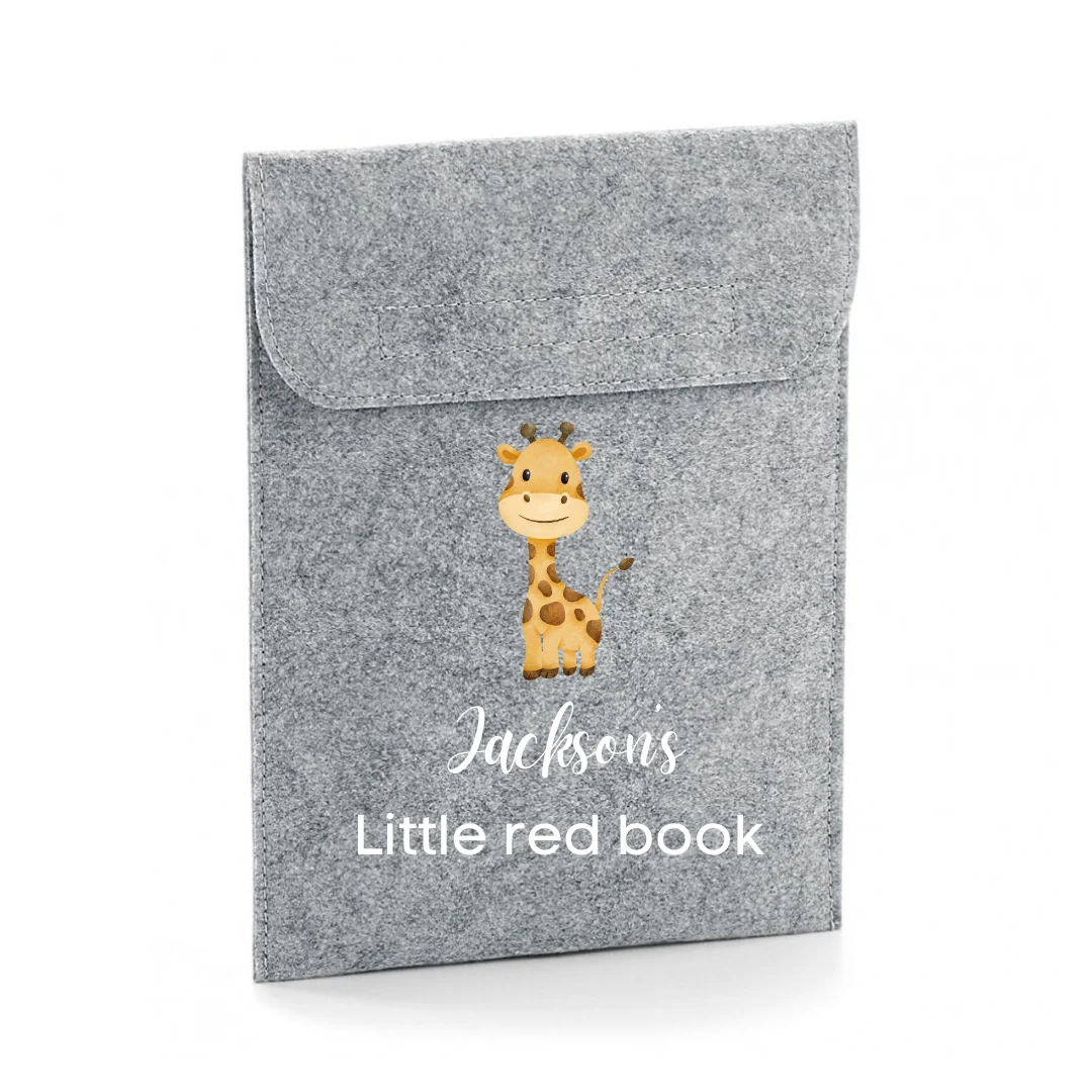 Personalised Little red book felt cover. Lots of designs to choose from.
