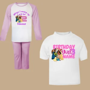 Birthday - personalised princess inspired when i wake up / t-shirt.