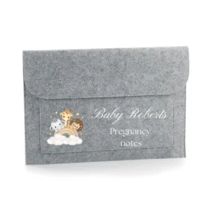Personalised Felt Maternity / Pregnancy Notes Folder